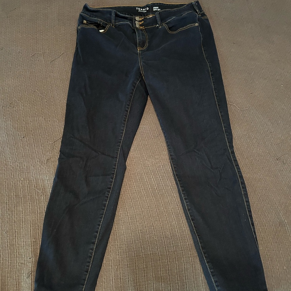 Torrid Dark Indigo Skinny Jeans